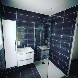 Salle de bain après